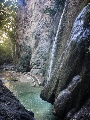 Wasserfall auf der Insel Kreta in Griechenland