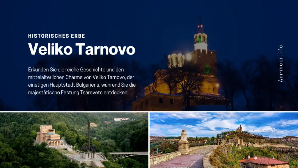 Historische Festung Tsarevets in Veliko Tarnovo